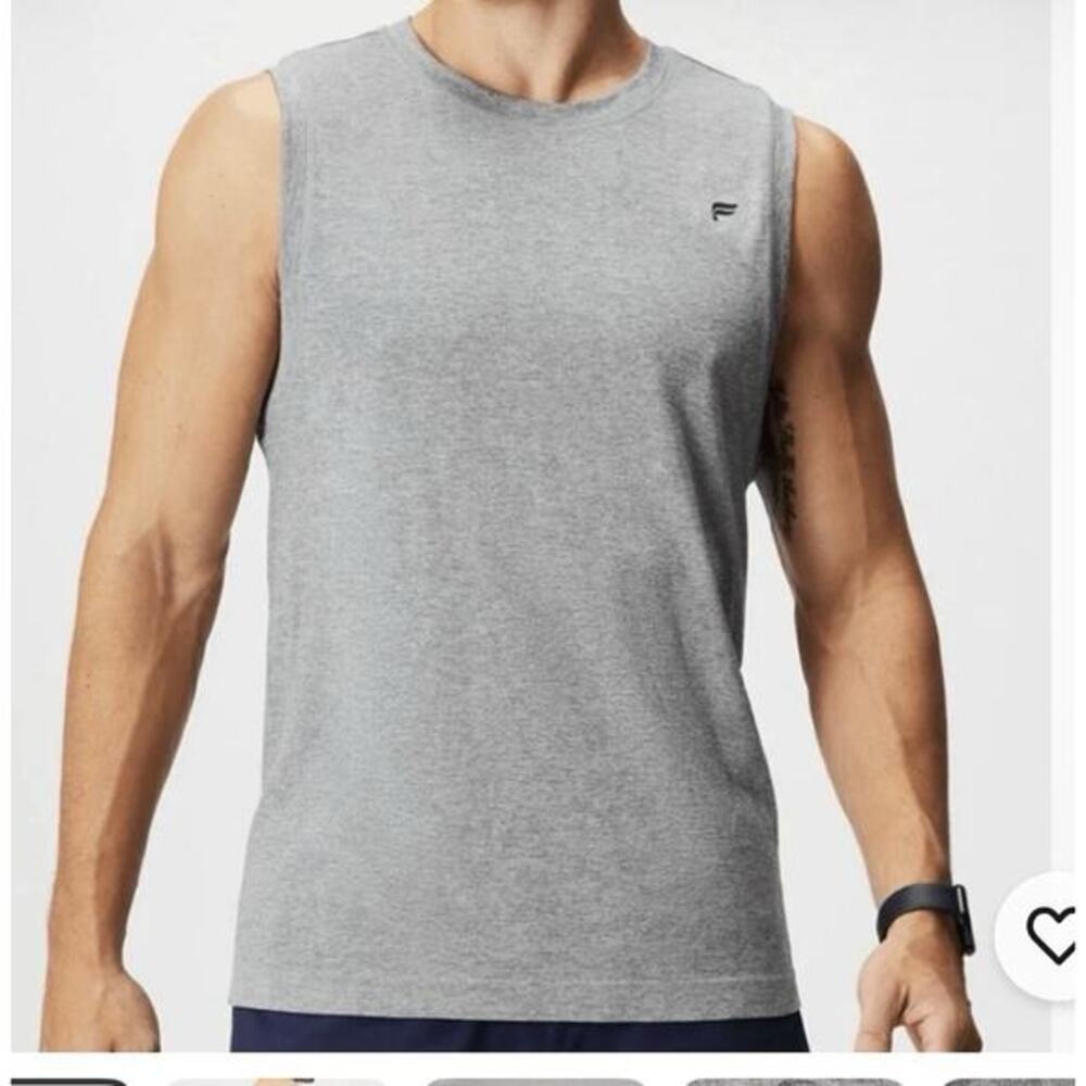 Fabletics The Training Day Muscle Tank Seamless Gym Workout Men Sz M